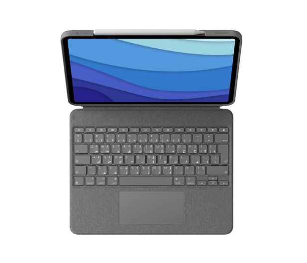 Logitech Combo Touch iPad Pro 11" (1., 2., 3., 4 gen) szary - 1046093 - zdjęcie 2